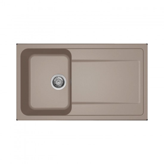 Νεροχύτης κουζίνας LIFE 400 Tortora 43 ELLECI 86x50cm Νεροχύτης κουζίνας LIFE 400 Tortora 43 ELLECI 86x50cm