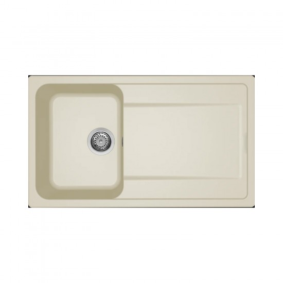 Νεροχύτης κουζίνας LIFE 400 Bianco Antico 62 ELLECI 86x50cm Νεροχύτης κουζίνας LIFE 400 Bianco Antico 62 ELLECI 86x50cm