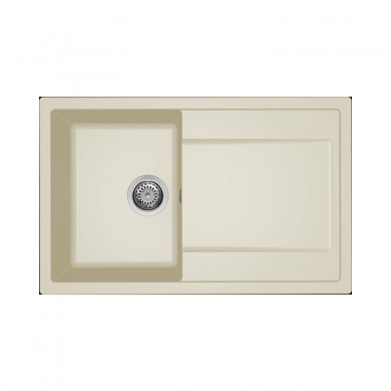 Νεροχύτης κουζίνας LIFE 300 Bianco Antico 62 ELLECI 79x50cm Νεροχύτης κουζίνας LIFE 300 Bianco Antico 62 ELLECI 79x50cm