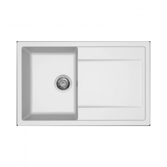 Νεροχύτης κουζίνας LIFE 300 Bianco 68 ELLECI 79x50cm