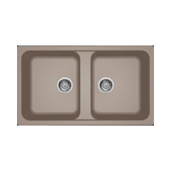 Νεροχύτης κουζίνας LIFE 450 Tortora 43 ELLECI 86x50cm Νεροχύτης κουζίνας LIFE 450 Tortora 43 ELLECI 86x50cm