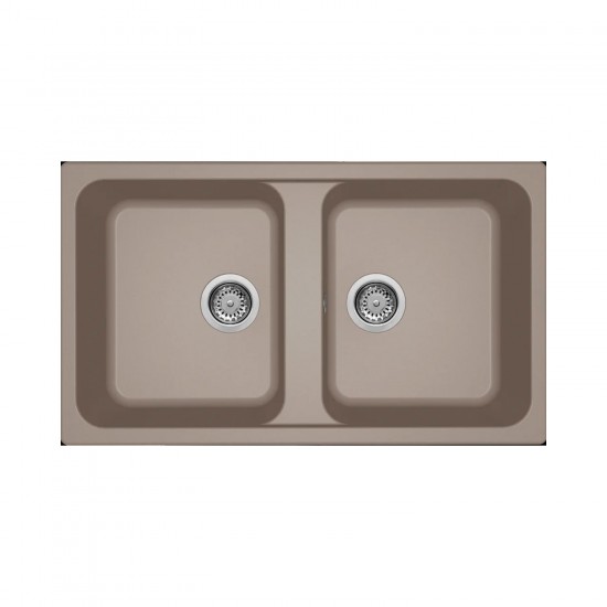 Νεροχύτης κουζίνας LIFE 450 Tortora 43 ELLECI 86x50cm Νεροχύτης κουζίνας LIFE 450 Tortora 43 ELLECI 86x50cm
