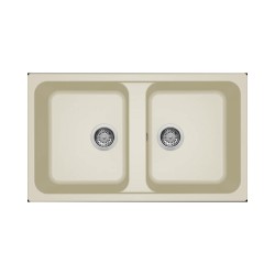 Νεροχύτης κουζίνας LIFE 450 Bianco Antico 62 ELLECI 86x50cm