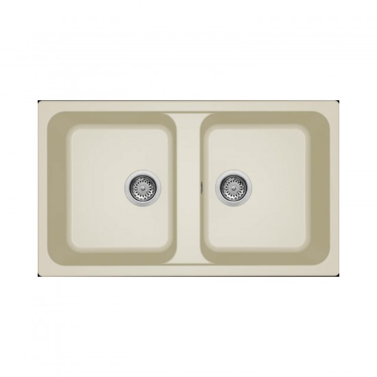 Νεροχύτης κουζίνας LIFE 450 Bianco Antico 62 ELLECI 86x50cm Νεροχύτης κουζίνας LIFE 450 Bianco Antico 62 ELLECI 86x50cm