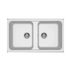 Νεροχύτης κουζίνας LIFE 450 Bianco 68 ELLECI 86x50cm