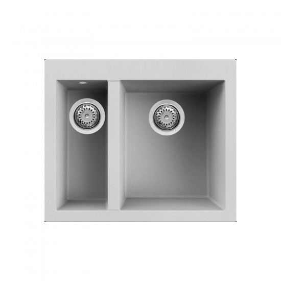 Νεροχύτης κουζίνας QUADRA 150 Aluminium 79 ELLECI 59x50cm Νεροχύτης κουζίνας QUADRA 150 Aluminium 79 ELLECI 59x50cm