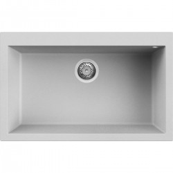 Νεροχύτης κουζίνας QUADRA 130 Aluminium 79 ELLECI 79x50cm Νεροχύτης κουζίνας QUADRA 130 Aluminium 79 ELLECI 79x50cm