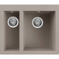 Νεροχύτης κουζίνας QUADRA 150 Tortora 43 ELLECI 59x50cm Νεροχύτης κουζίνας QUADRA 150 Tortora 43 ELLECI 59x50cm