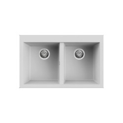 Νεροχύτης κουζίνας QUADRA 350 Bianco 68 ELLECI 79x50cm Νεροχύτης κουζίνας QUADRA 350 Bianco 68 ELLECI 79x50cm