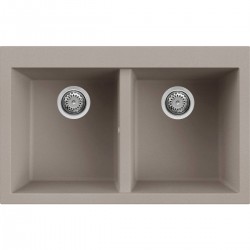 Νεροχύτης κουζίνας QUADRA 350 Tortora 43 ELLECI 79x50cm Νεροχύτης κουζίνας QUADRA 350 Tortora 43 ELLECI 79x50cm
