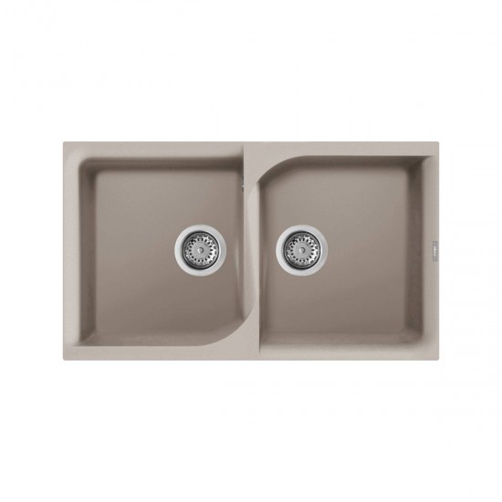 Νεροχύτης κουζίνας EGO 450 Tortora 43 ELLECI 86x50cm Νεροχύτης κουζίνας EGO 450 Tortora 43 ELLECI 86x50cm