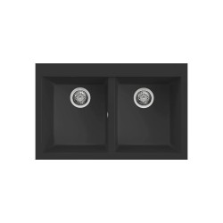 Νεροχύτης κουζίνας QUADRA 350 Nero 40 ELLECI 79x50cm Νεροχύτης κουζίνας QUADRA 350 Nero 40 ELLECI 79x50cm