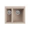 Νεροχύτης κουζίνας QUADRA 150 Avena 51 ELLECI 59x50cm