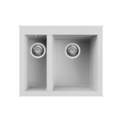 Νεροχύτης κουζίνας QUADRA 150 Bianco 68 ELLECI 59x50cm Νεροχύτης κουζίνας QUADRA 150 Bianco 68 ELLECI 59x50cm