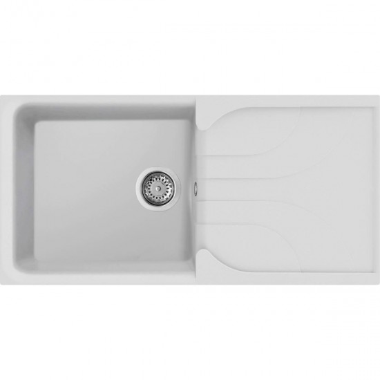Νεροχύτης κουζίνας EGO 480 Bianco 68 ELLECI 100x50cm Νεροχύτης κουζίνας EGO 480 Bianco 68 ELLECI 100x50cm