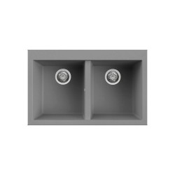 Νεροχύτης κουζίνας QUADRA 350 Titanium 73 ELLECI 79x50cm Νεροχύτης κουζίνας QUADRA 350 Titanium 73 ELLECI 79x50cm