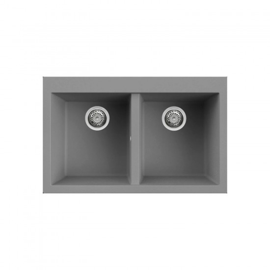 Νεροχύτης κουζίνας QUADRA 350 Titanium 73 ELLECI 79x50cm Νεροχύτης κουζίνας QUADRA 350 Titanium 73 ELLECI 79x50cm