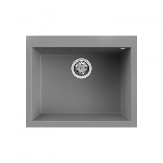 Νεροχύτης κουζίνας QUADRA 110 Titanium 73 ELLECI 61x50cm Νεροχύτης κουζίνας QUADRA 110 Titanium 73 ELLECI 61x50cm