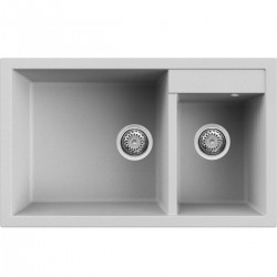 Νεροχύτης κουζίνας QUADRA 440 Aluminium 79 ELLECI 81,5x50cm Νεροχύτης κουζίνας QUADRA 440 Aluminium 79 ELLECI 81,5x50cm