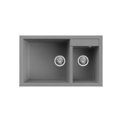 Νεροχύτης κουζίνας QUADRA 440 Titanium 73 ELLECI 81,5x50cm Νεροχύτης κουζίνας QUADRA 440 Titanium 73 ELLECI 81,5x50cm
