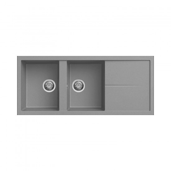 Νεροχύτης κουζίνας UNICO 500 Titanium 73 ELLECI 116x50cm Νεροχύτης κουζίνας UNICO 500 Titanium 73 ELLECI 116x50cm