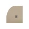 Σετ Ντουζιέρας CLASSIC με Βαλβίδα, Φινίρισμα Beige, Ημικυκλικό