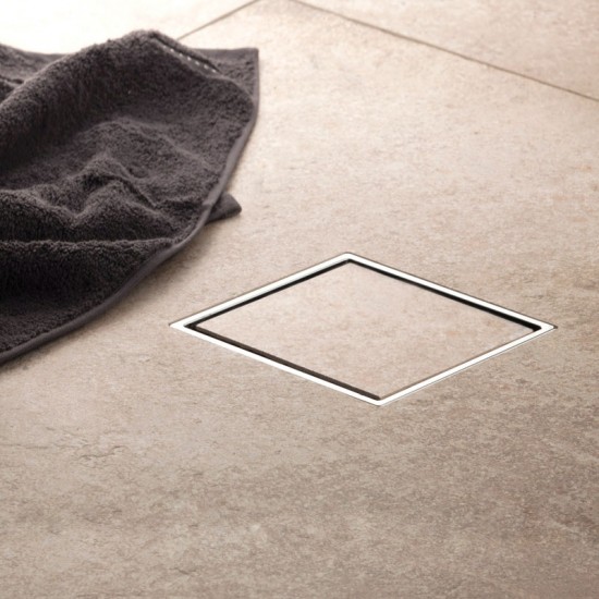 Ανοξείδωτο σιφόνι δαπέδου Confluo CERAMIC 3 Large PESTAN 15x15cm Ανοξείδωτο σιφόνι δαπέδου Confluo CERAMIC 3 Large PESTAN 15x15cm