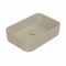 Επικαθήμενος Νιπτήρας Πορσελάνης 50x36,5 cm Cerastyle Hera 078208-97 Cappuccino Ματ (Μπεζ)