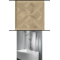 Επικαθήμενος Νιπτήρας Πορσελάνης 50x36,5 cm Cerastyle Hera 078208-97 Cappuccino Ματ (Μπεζ)