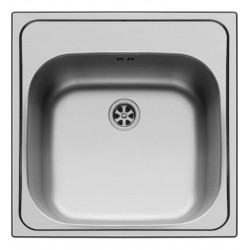 Νεροχύτης Ανοξείδωτος Pyramis Maidtec Inset 1B 50x50X17 cm 101036301 Νεροχύτης Ανοξείδωτος Pyramis Maidtec Inset 1B 50x50X17 cm 101036301
