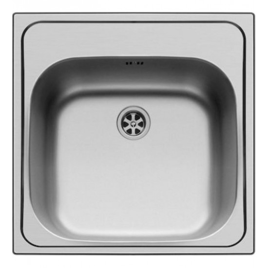 Νεροχύτης Ανοξείδωτος Pyramis Maidtec Inset 1B 50x50X17 cm 101036301 Νεροχύτης Ανοξείδωτος Pyramis Maidtec Inset 1B 50x50X17 cm 101036301