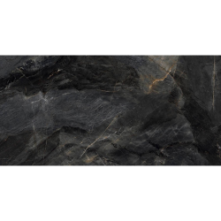 Πλακάκι Asterix Black Glossy 60×120 Γυαλιστερό Μάυρο