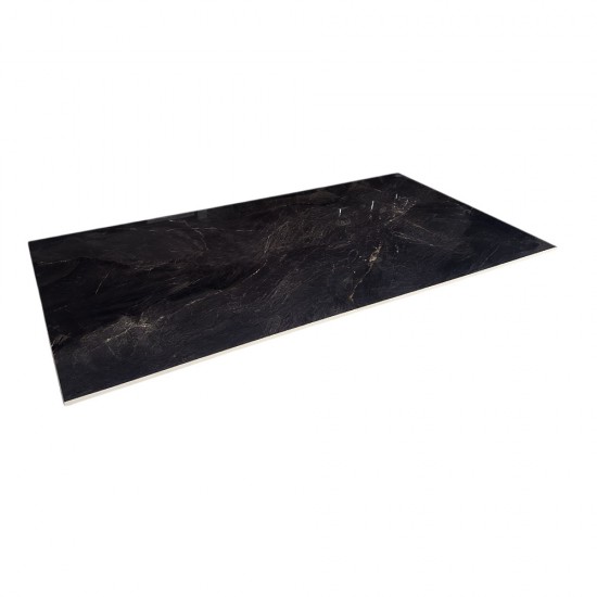 Πλακάκι Asterix Black Glossy 60×120 Γυαλιστερό Μάυρο