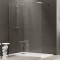 Διαχωριστικό Πάνελ Ντουζιέρας Walkin 1 Karag 90X200cm Clear Glass 8mm Χρωμέ