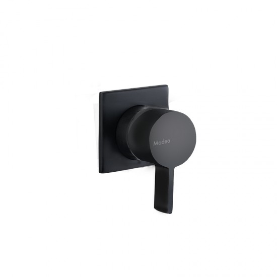 Εντοιχισμένη Μπαταρία Μονής Εξόδου Modea Eclipse 00-02014/B Μαύρη Ματ