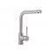 Μπαταρία Κουζίνας Πάγκου Ψηλή Modea Line 00-02080/BN Brushed Nickel Με Υψηλό Περιστρεφόμενο Ρουξούνι