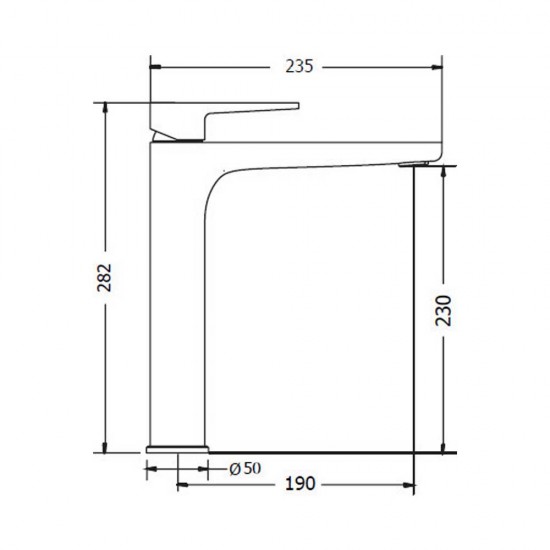 Μπαταρία Νιπτήρα Ψηλή με Ρουξούνι 235 mm Optima Plus Modea 00-2508 Χρωμέ Μπαταρία Νιπτήρα Ψηλή με Ρουξούνι 235 mm Optima Plus Modea 00-2508 Χρωμέ
