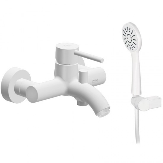 Μπαταρία Λουτρού Modea Etna 00-07002/W Λευκή Ματ