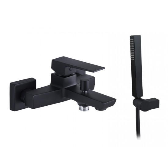 Μπαταρία Λουτρού Αναμεικτική Ορειχάλκινη Pietra Modea 00-08002/B Μαύρη