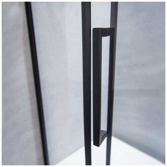 Καμπίνα Ντουζιέρας Ευθύγραμμη Devon Primus Plus Pivot and Infill Clean Glass 101-104cm Black Matt Καμπίνα Ντουζιέρας Ευθύγραμμη Devon Primus Plus Pivot and Infill Clean Glass 101-104cm Black Matt