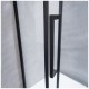 Καμπίνα Ντουζιέρας Ευθύγραμμη Devon Primus Plus Pivot and Infill Clean Glass 101-104cm Black Matt Καμπίνα Ντουζιέρας Ευθύγραμμη Devon Primus Plus Pivot and Infill Clean Glass 101-104cm Black Matt
