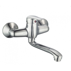 Μπαταρία Νεροχύτη Κουζίνας Αναμεικτική Τοίχου Poem 36-6099 Viospiral