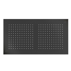 Ορθογώνια Κεφαλή Ντουζ 70x38cm Almar Rectangular Temptation E044088-411 Black brushed