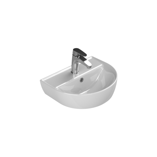 Κρεμαστός Νιπτήρας Πορσελάνης 45x35cm Cerastyle Bella 003100-u Λευκό Κρεμαστός Νιπτήρας Πορσελάνης 45x35cm Cerastyle Bella 003100-u Λευκό