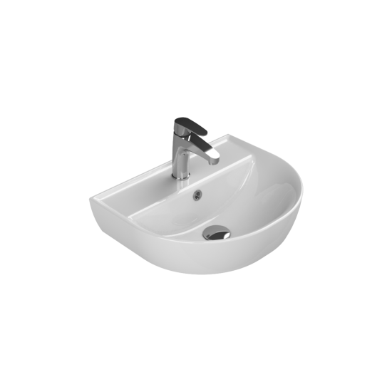 Κρεμαστός Νιπτήρας Πορσελάνης 50x40cm Cerastyle Bella 003200-u Λευκό Κρεμαστός Νιπτήρας Πορσελάνης 50x40cm Cerastyle Bella 003200-u Λευκό