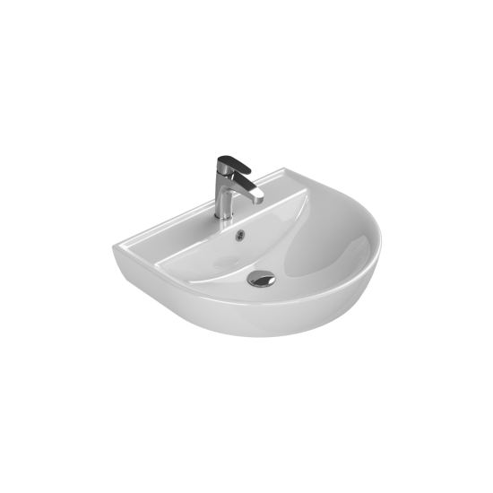 Κρεμαστός Νιπτήρας Πορσελάνης 60x50cm Cerastyle Bella 007800-u Λευκό Κρεμαστός Νιπτήρας Πορσελάνης 60x50cm Cerastyle Bella 007800-u Λευκό
