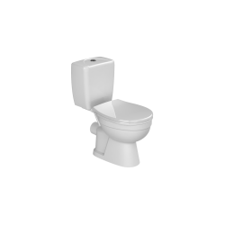 Λεκάνη Δαπέδου με καζανάκι Cerastyle LILA 028300-pw Πισωστόμια