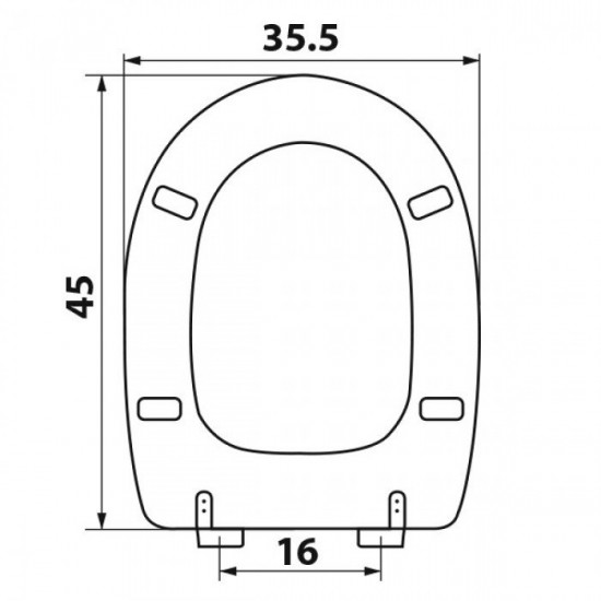 Κάλυμμα Λεκάνης Polyester Ideal Standard 0225 Apollo Λευκό Κάλυμμα Λεκάνης Polyester Ideal Standard 0225 Apollo Λευκό