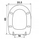 Κάλυμμα Λεκάνης Polyester Ideal Standard 0225 Apollo Λευκό Κάλυμμα Λεκάνης Polyester Ideal Standard 0225 Apollo Λευκό