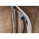 Καμπίνα Ντουζιέρας Ημικυκλική Clear Glass Tema New Line 80Χ80X1,80 με Κρύσταλλο Ασφαλείας με Χρωμέ Πλαίσιο Καμπίνα Ντουζιέρας Ημικυκλική Clear Glass Tema New Line 80Χ80X1,80 με Κρύσταλλο Ασφαλείας με Χρωμέ Πλαίσιο